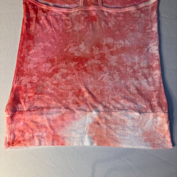 The North Face Women's U Neck Workout Tank Top Large Pink Dye TNF Training Shirt - Picture 6 of 13